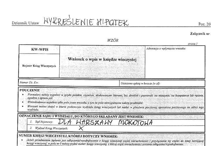 Jak wykreślić hipotekę z księgi wieczystej i uniknąć problemów?